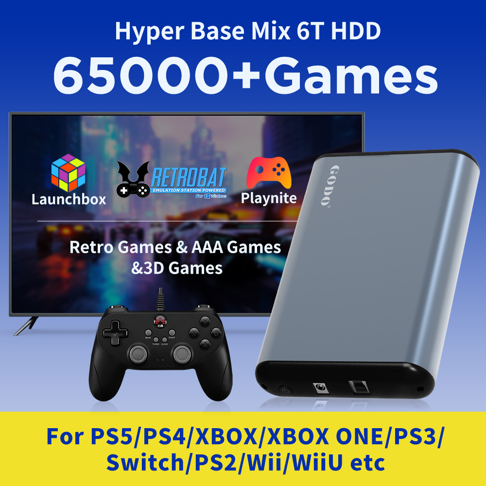 Retro Gaming Xbox - JMachen Sistema HDD da gioco portatile