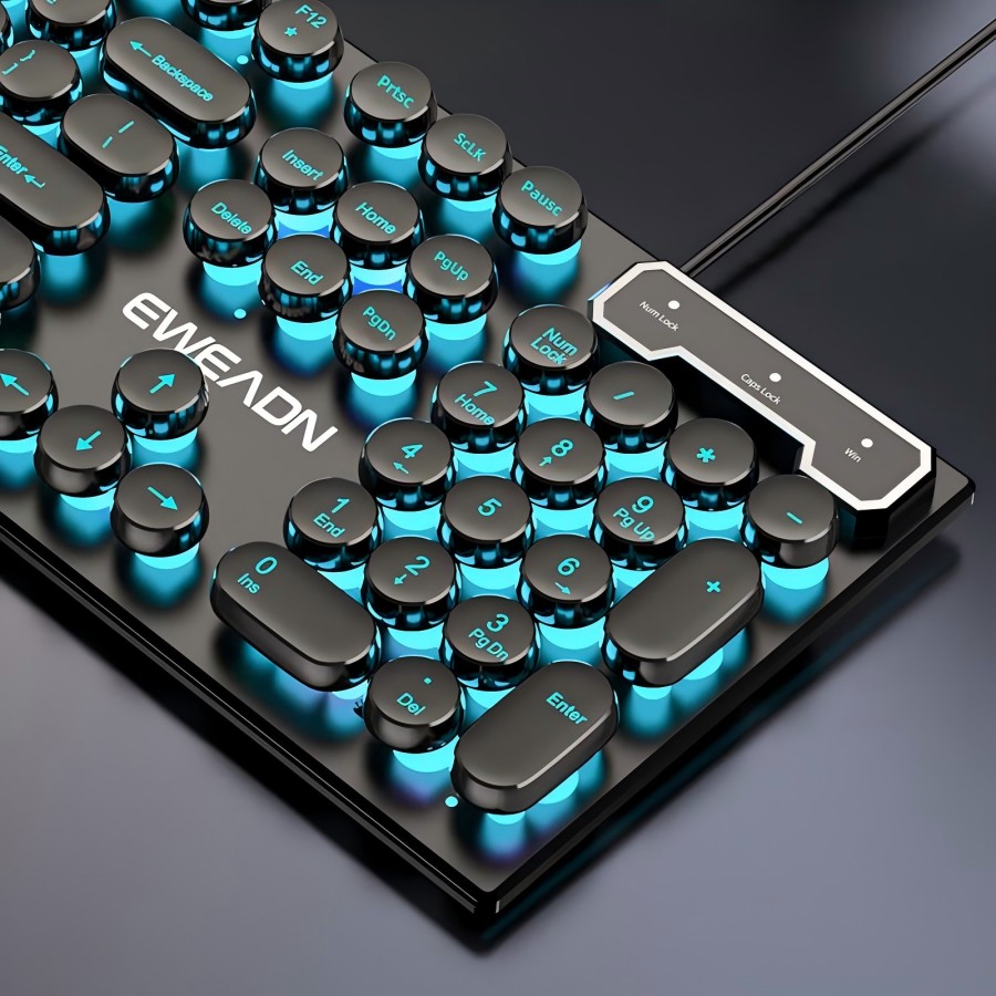 Retro Gaming Keyboard - Tastiera da gioco per macchina da