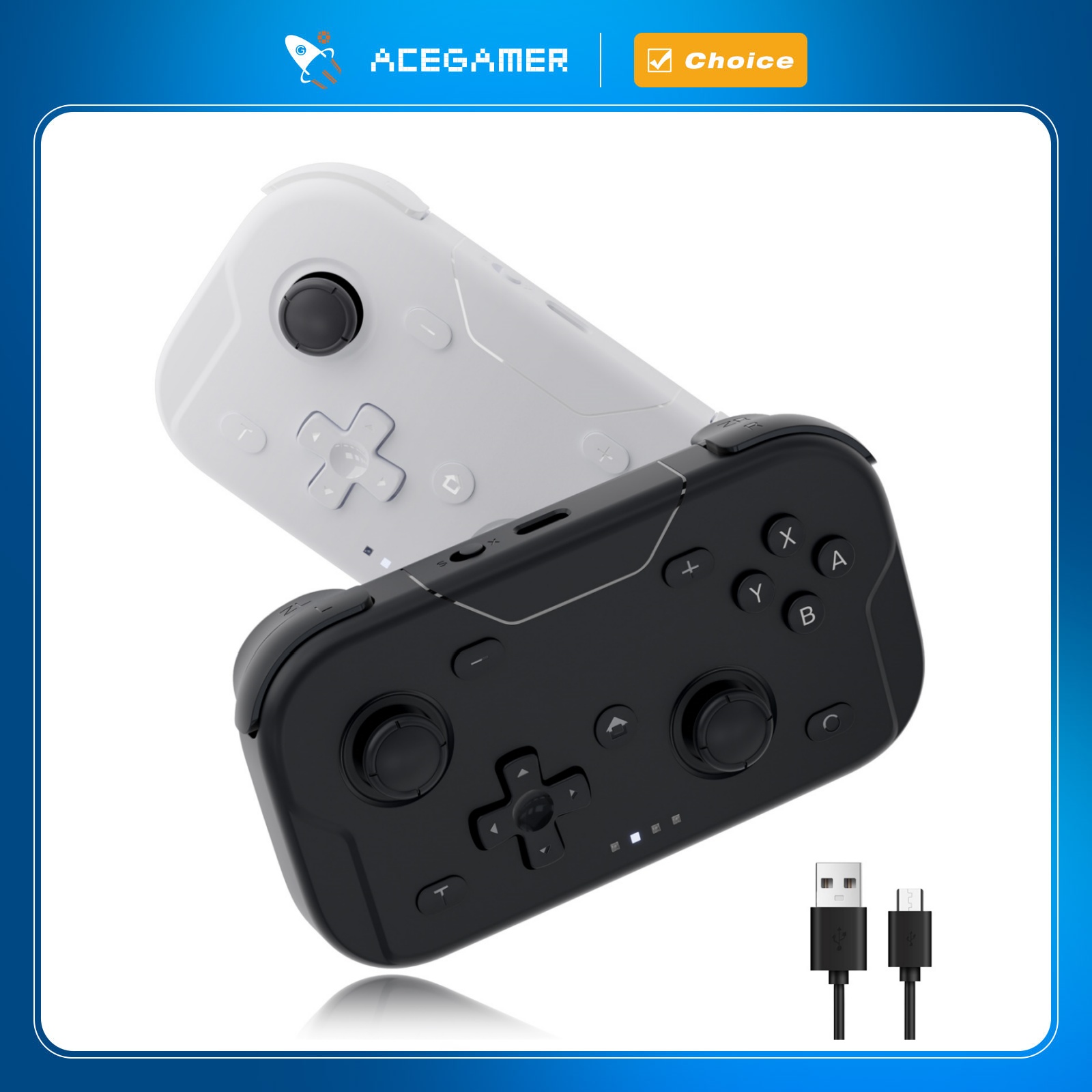 Retro Gaming Joystick - AceGamer Controller di gioco tascabile Joystick