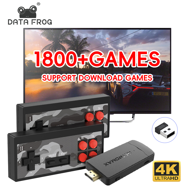 Retro Gaming Hdmi Stick - DATA FROG Console USB wireless portatile