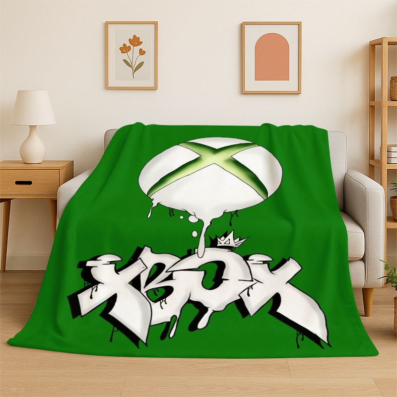 Coperta in flanella con logo r - Retro Gaming Xbox recensione e prezzo