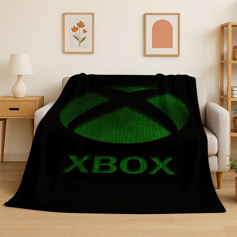 Coperta in flanella con logo r - Retro Gaming Xbox recensione e prezzo