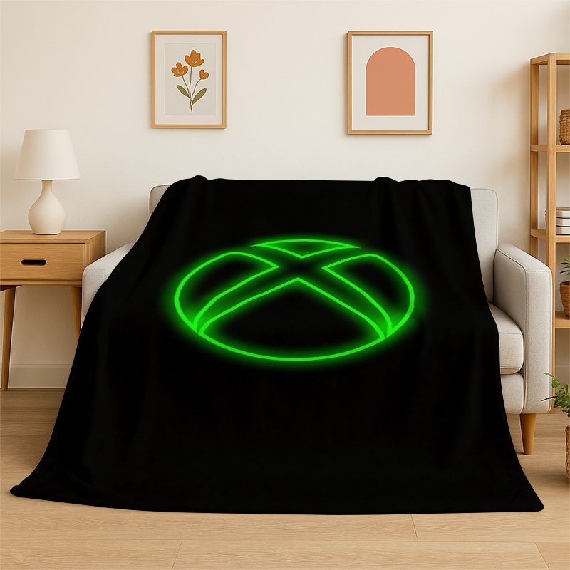 Coperta in flanella con logo r - Retro Gaming Xbox recensione e prezzo