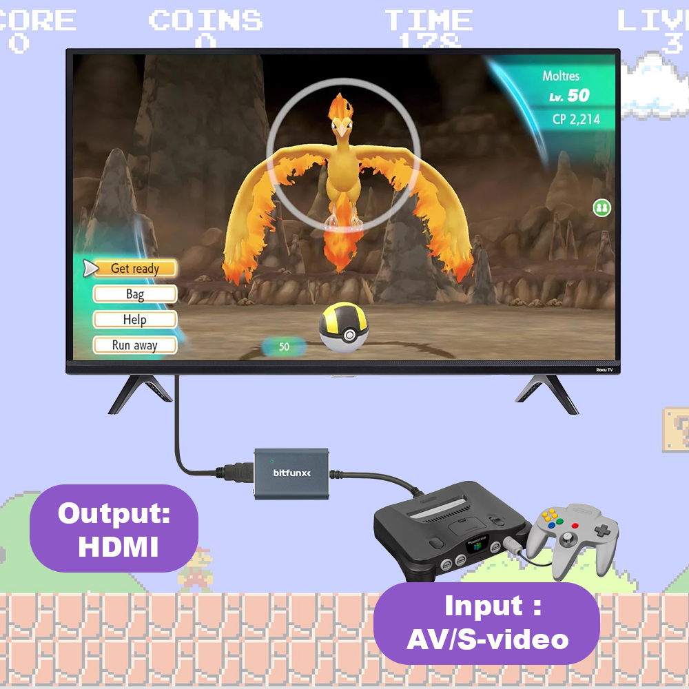 Bitfunx 720P Adattatore Svideo - Retro Gaming Apk recensione e prezzo