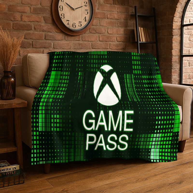 Coperta in flanella con logo r - Retro Gaming Xbox recensione e prezzo