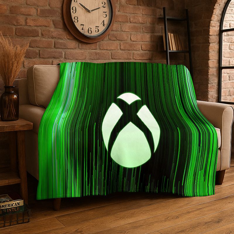 Coperta in flanella con logo r - Retro Gaming Xbox recensione e prezzo