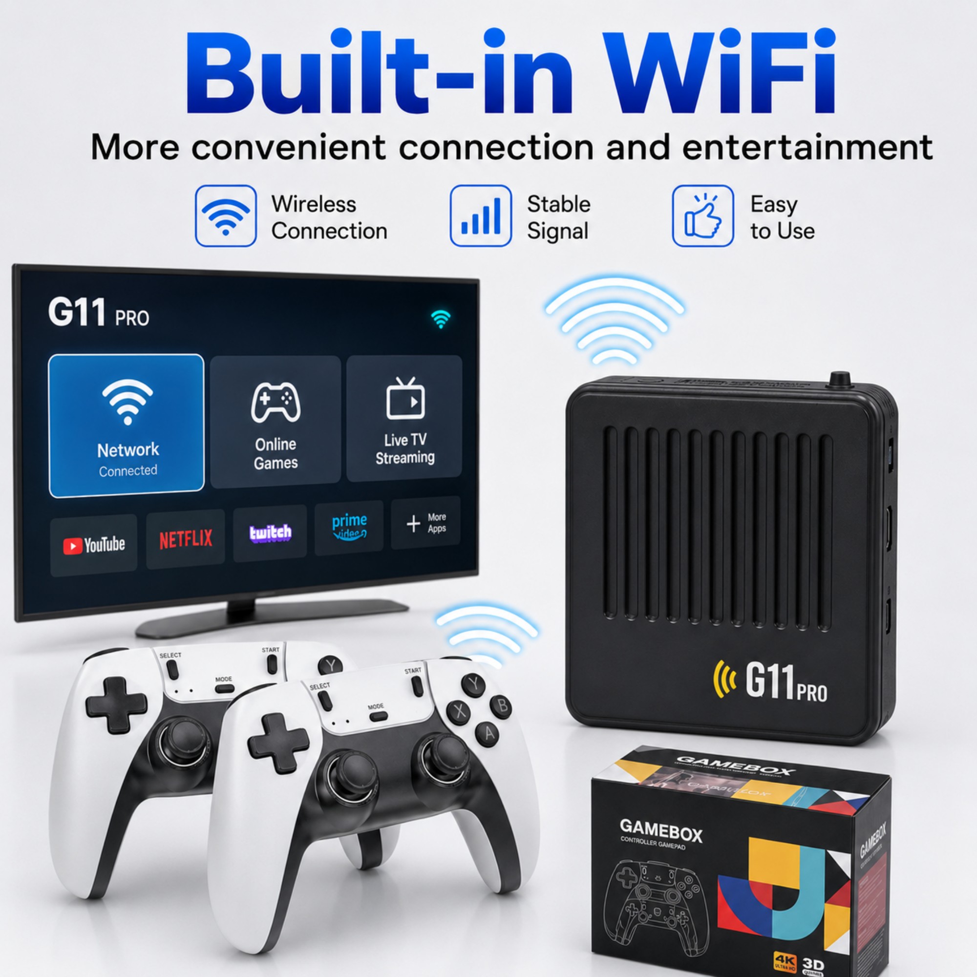 G11 Pro Game Box, console da g - Retro Gaming Hdmi Stick recensione e prezzo