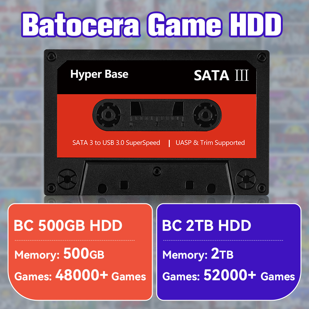 HDD da gioco Hyper Base Batoce - Retro Gaming Batocera recensione e prezzo