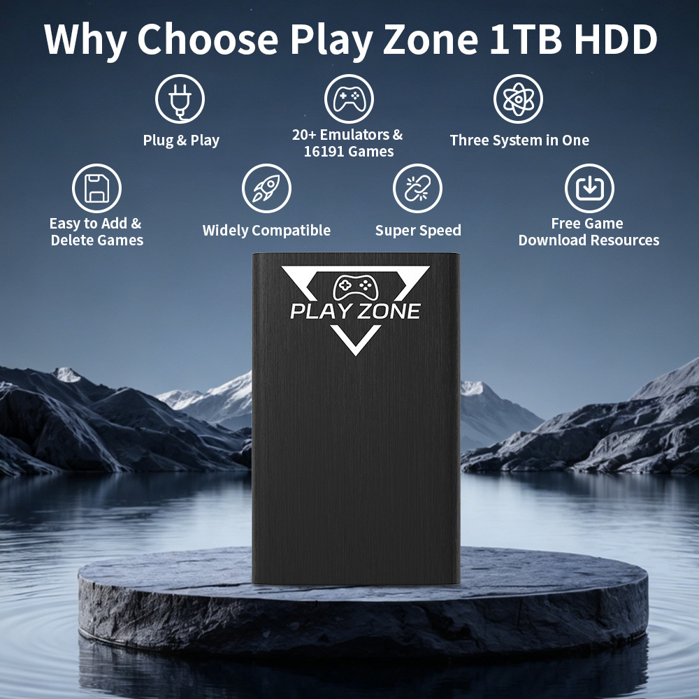 Play Zone 1TB HDD Portatile pe - Retro Gaming Xbox recensione e prezzo
