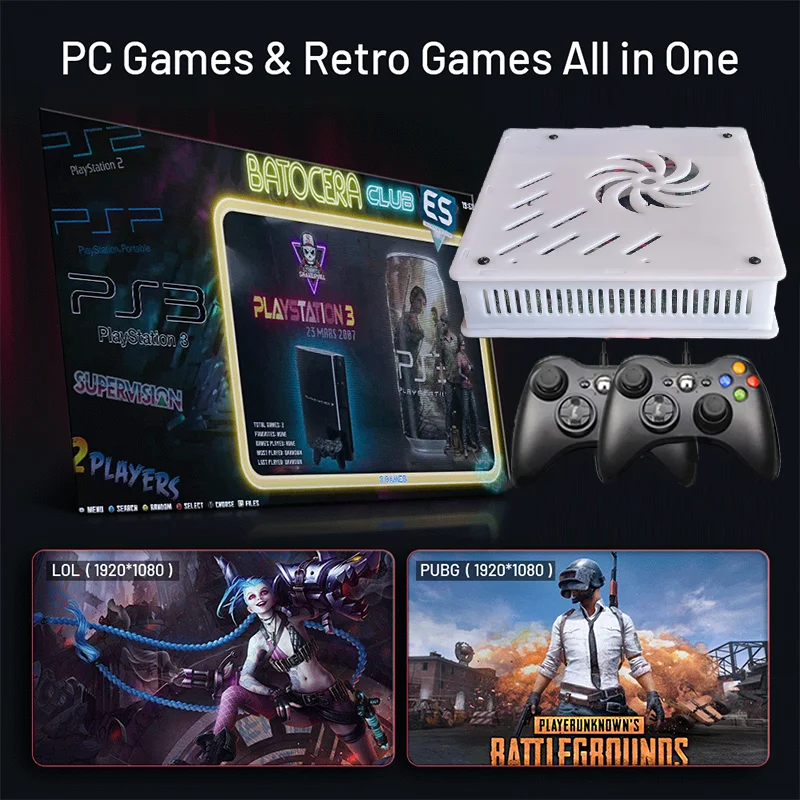 X8 Retro Game Console Aggiorna - Retro Gaming Batocera recensione e prezzo