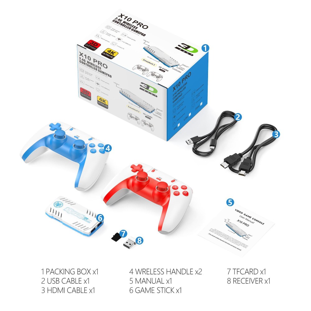 Console di Gioco Retrò X10 PRO - Retro Gaming Hdmi Stick recensione e prezzo
