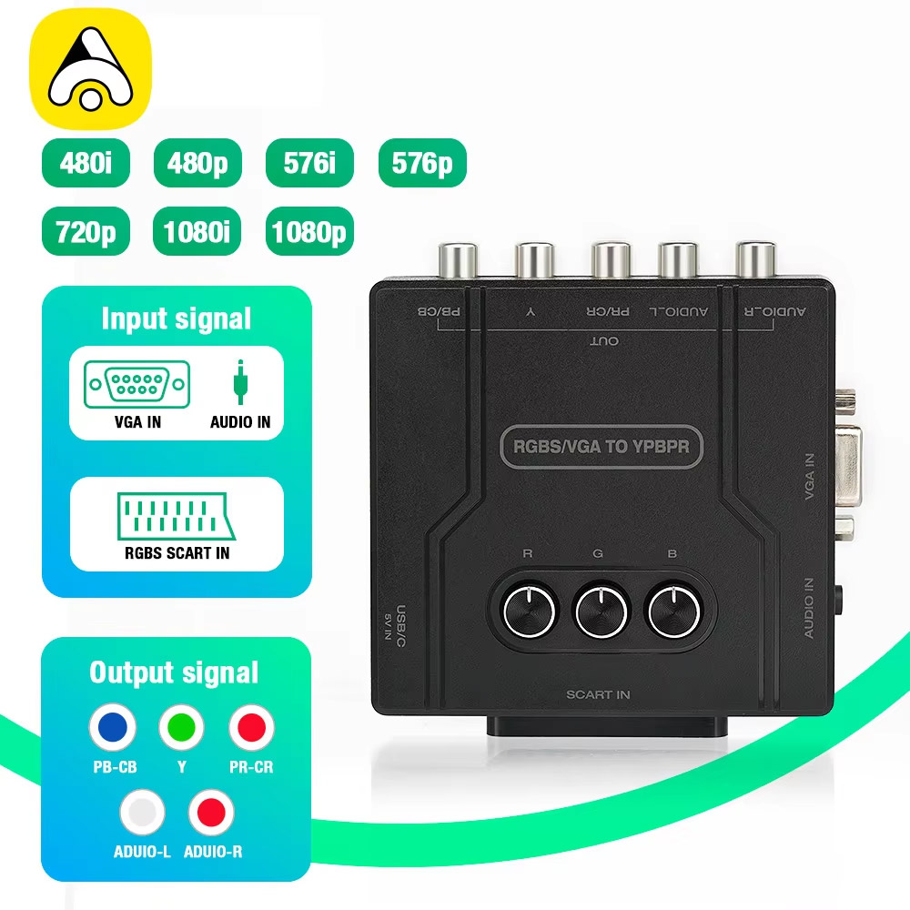 Convertitore da RGBS VGA a Com - Retro Gaming Apk recensione e prezzo